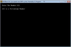 c program for palindrome number using while loop